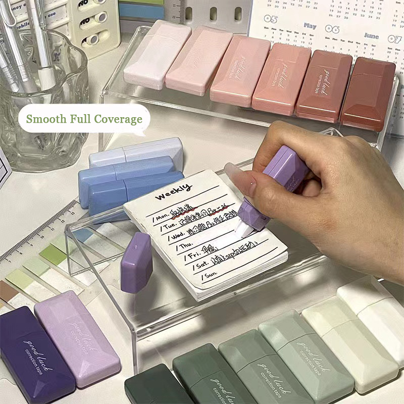 6PC Card Style Gradient Correc - Correction Tape Roller ulasan dan harga