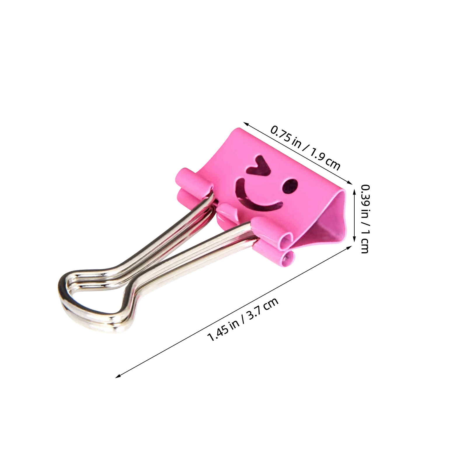 40Pcs Assorted Color Long Tail - Binder Clip Assorted ulasan dan harga