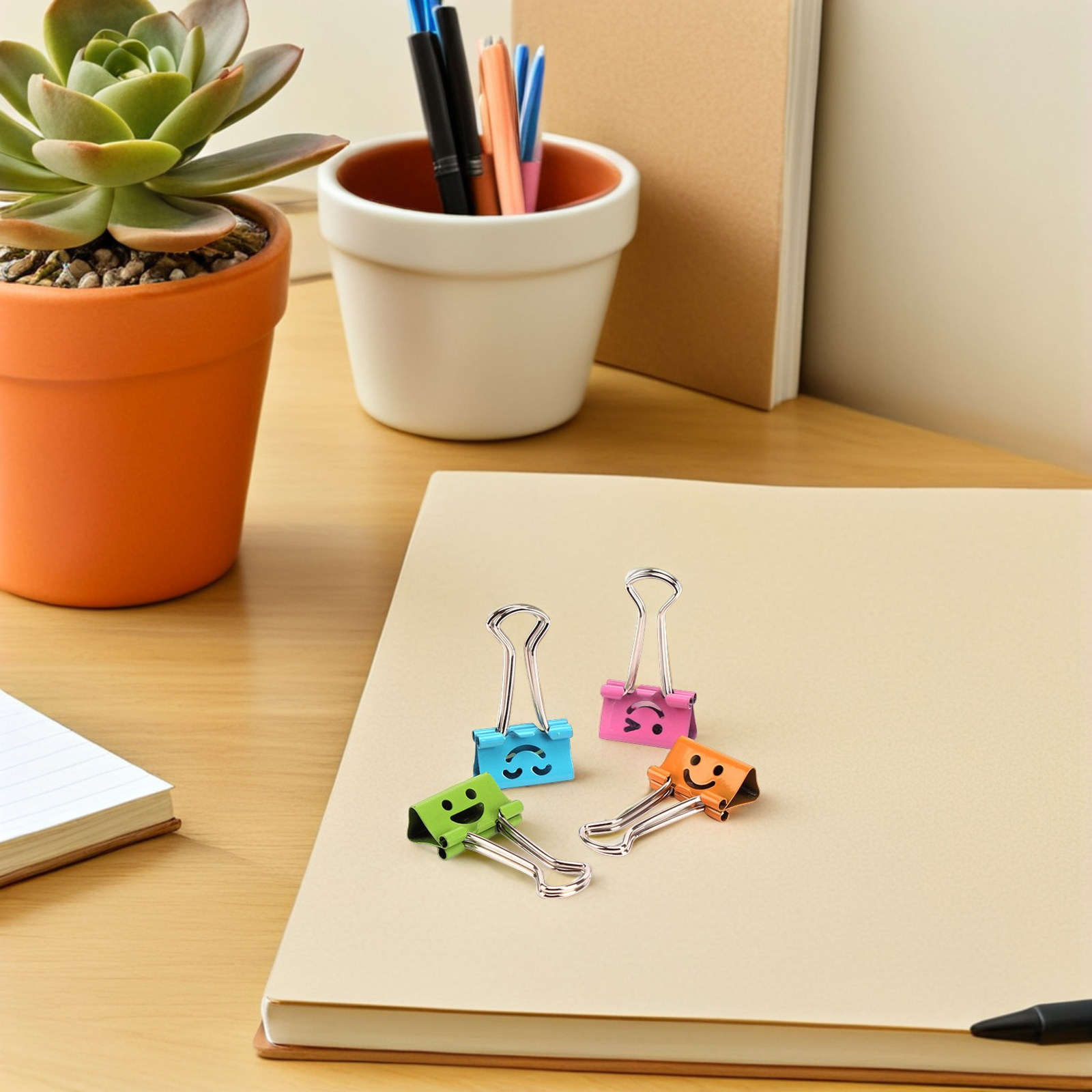 40Pcs Assorted Color Long Tail - Binder Clip Assorted ulasan dan harga